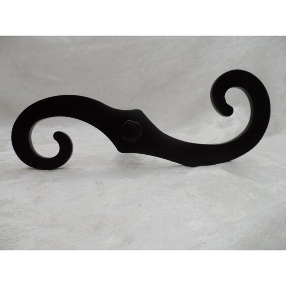 Lynn Cove Foundry Stainless S Shutter Stay Pair Black Powder Coat SD3SS - Picture 3 of 7